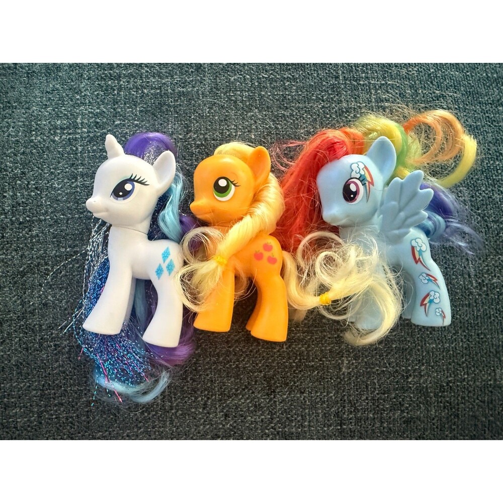 My Little Pony Rainbow Dash Applejack Rarity